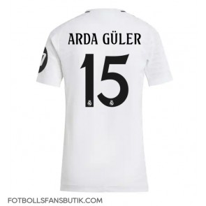 Real Madrid Arda Guler #15 Replika Hemmatröja Damer 2024-25 Kortärmad